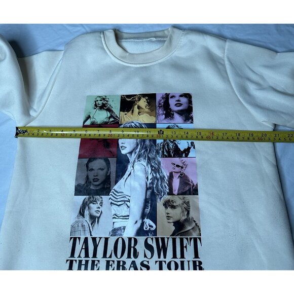 Taylor Swift Women’s The Era's Your Graphic Sweatshirt in Cream, Size M - Picture 5 of 8
